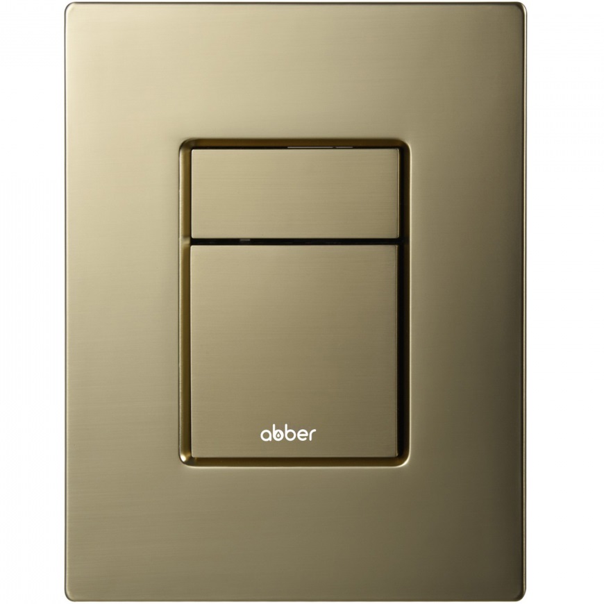 Кнопка смыва Abber AC0123BG (золото брашированное)