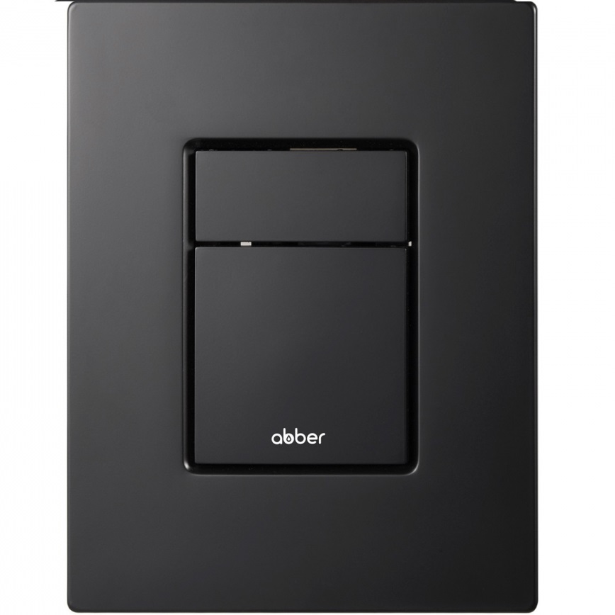 Кнопка смыва Abber AC0123MB (черный матовый)