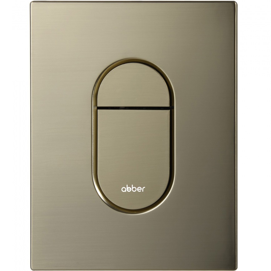 Кнопка смыва Abber AC0124BG (золото брашированное)