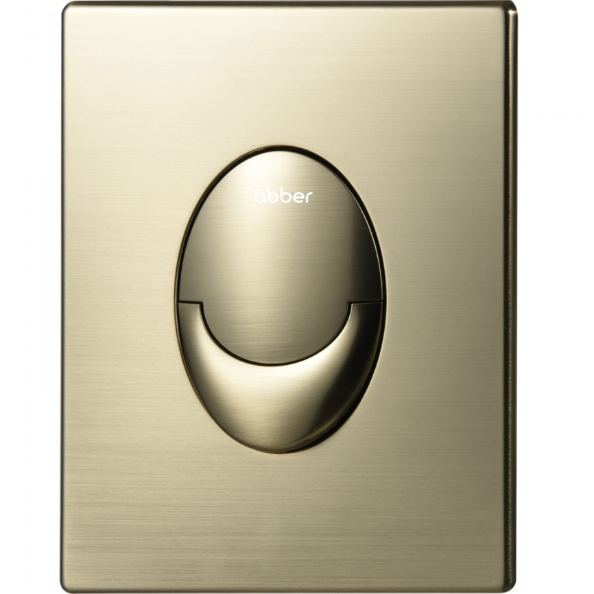Кнопка смыва Abber AC0125BG (золото брашированное)