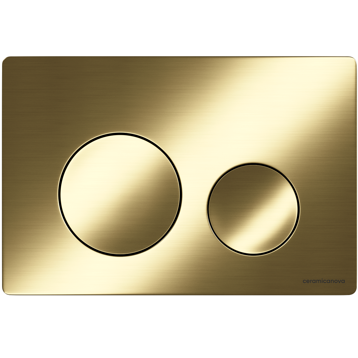 Кнопка смыва Ceramicanova Баланс (Balance) Круг (Circle) CN12-001BG (золото брашированное)
