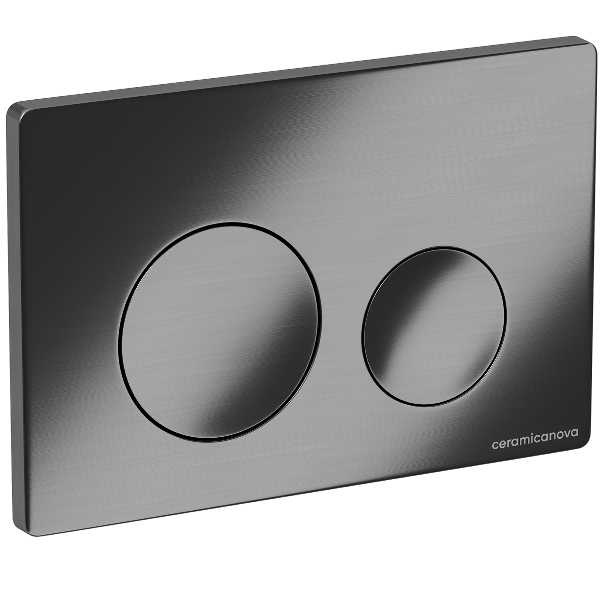 Кнопка смыва Ceramicanova Баланс (Balance) Круг (Circle) CN12-001GG (вороненая сталь)