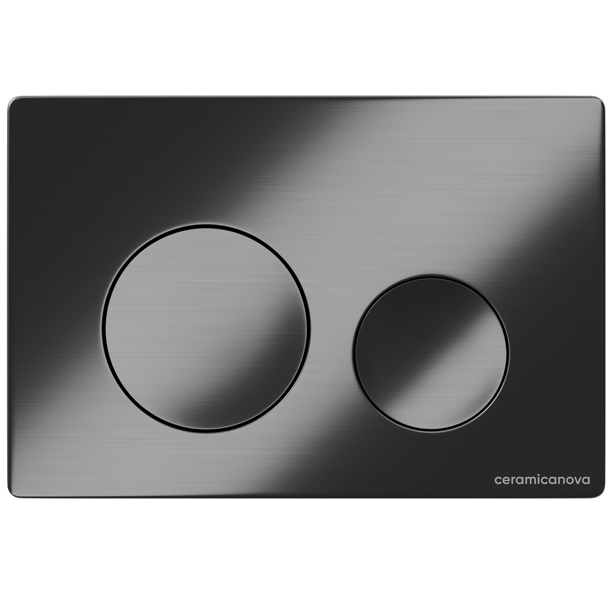 Кнопка смыва Ceramicanova Баланс (Balance) Круг (Circle) CN12-001GG (вороненая сталь)