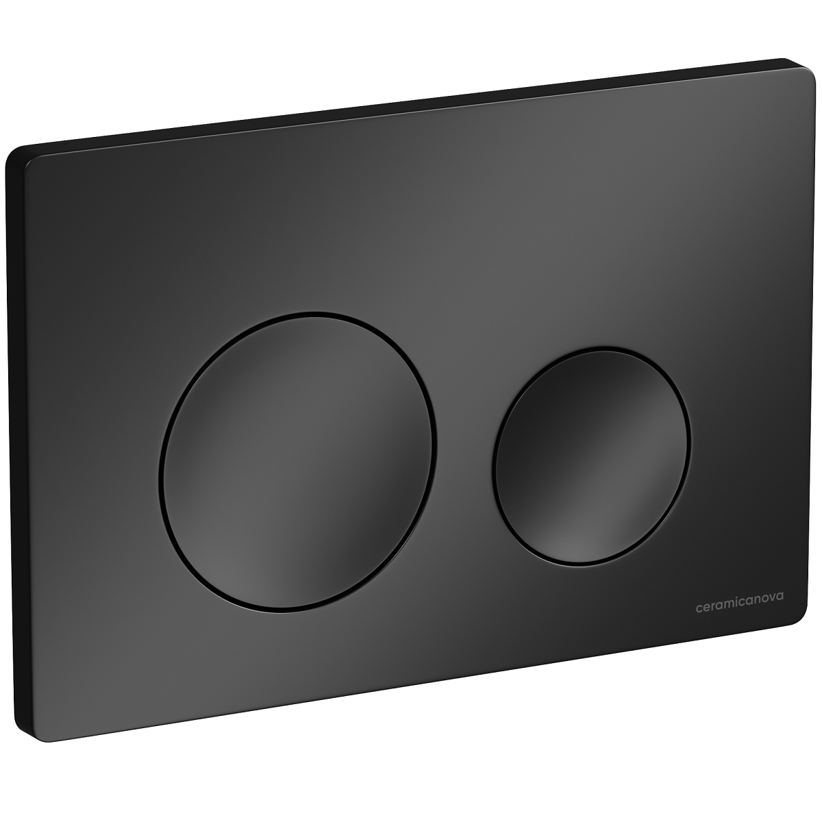 Кнопка смыва Ceramicanova Баланс (Balance) Круг (Circle) CN12-001MB (черный матовый)