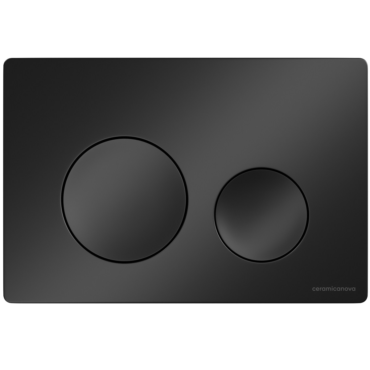 Кнопка смыва Ceramicanova Баланс (Balance) Круг (Circle) CN12-001MB (черный матовый)