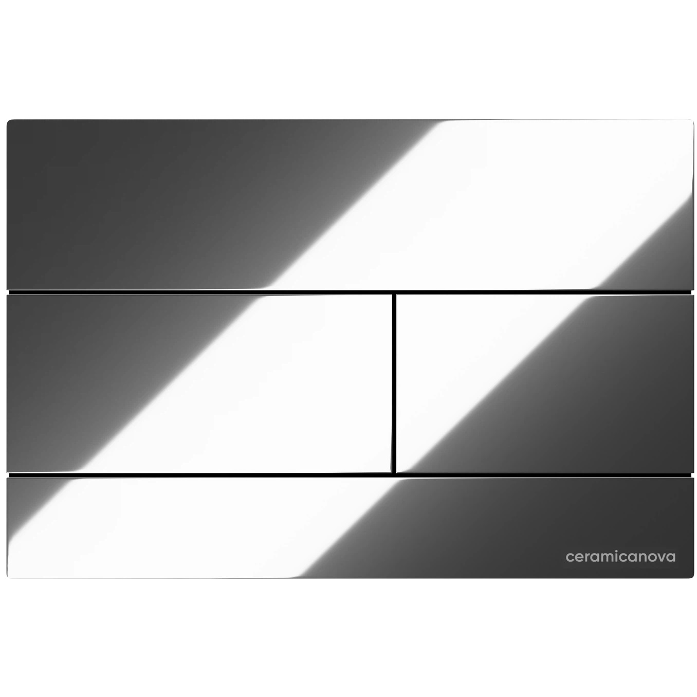 Кнопка смыва Ceramicanova Баланс (Balance) Прямоугольник (Rect) CN12-004CH (хром глянцевый)