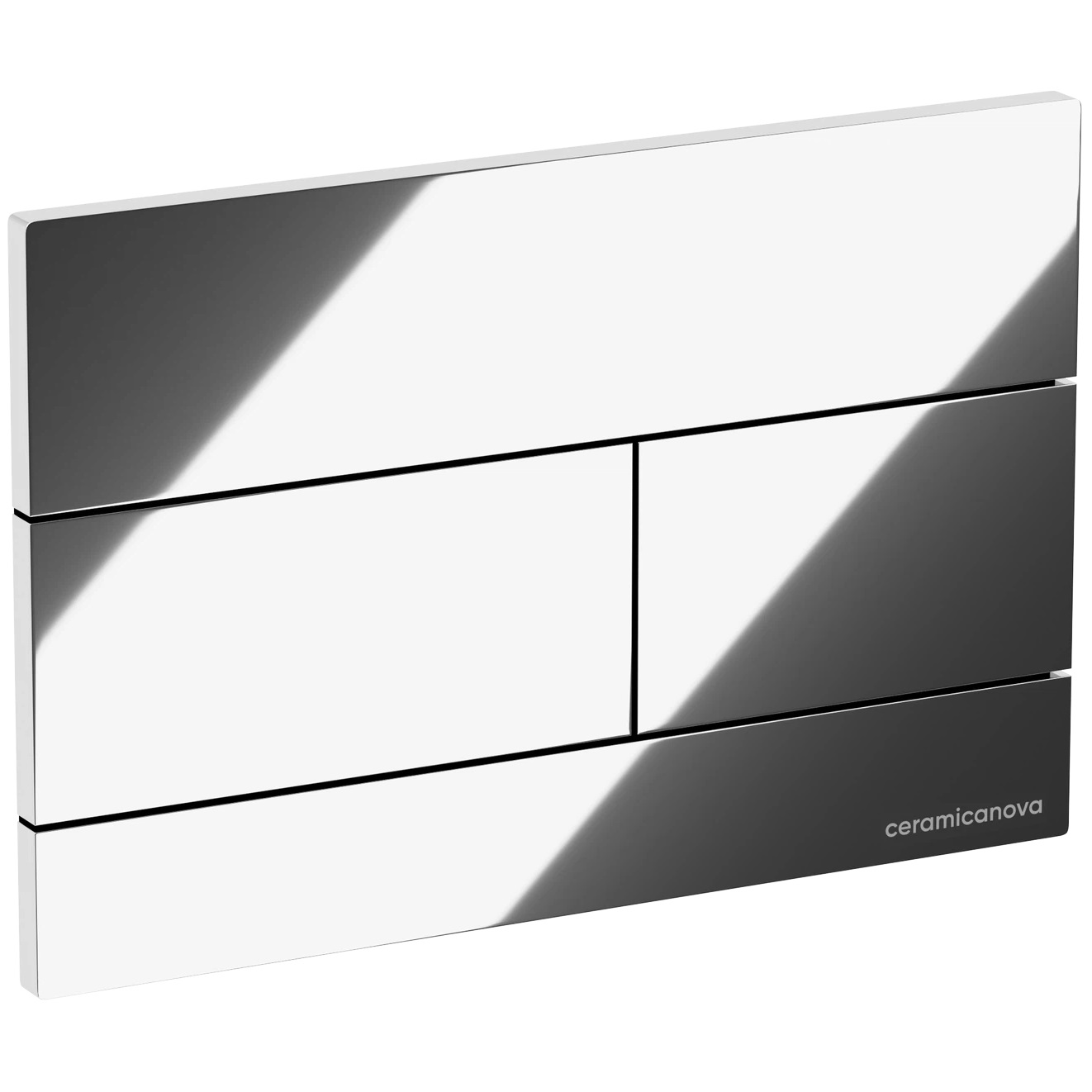 Кнопка смыва Ceramicanova Баланс (Balance) Прямоугольник (Rect) CN12-004CH (хром глянцевый)