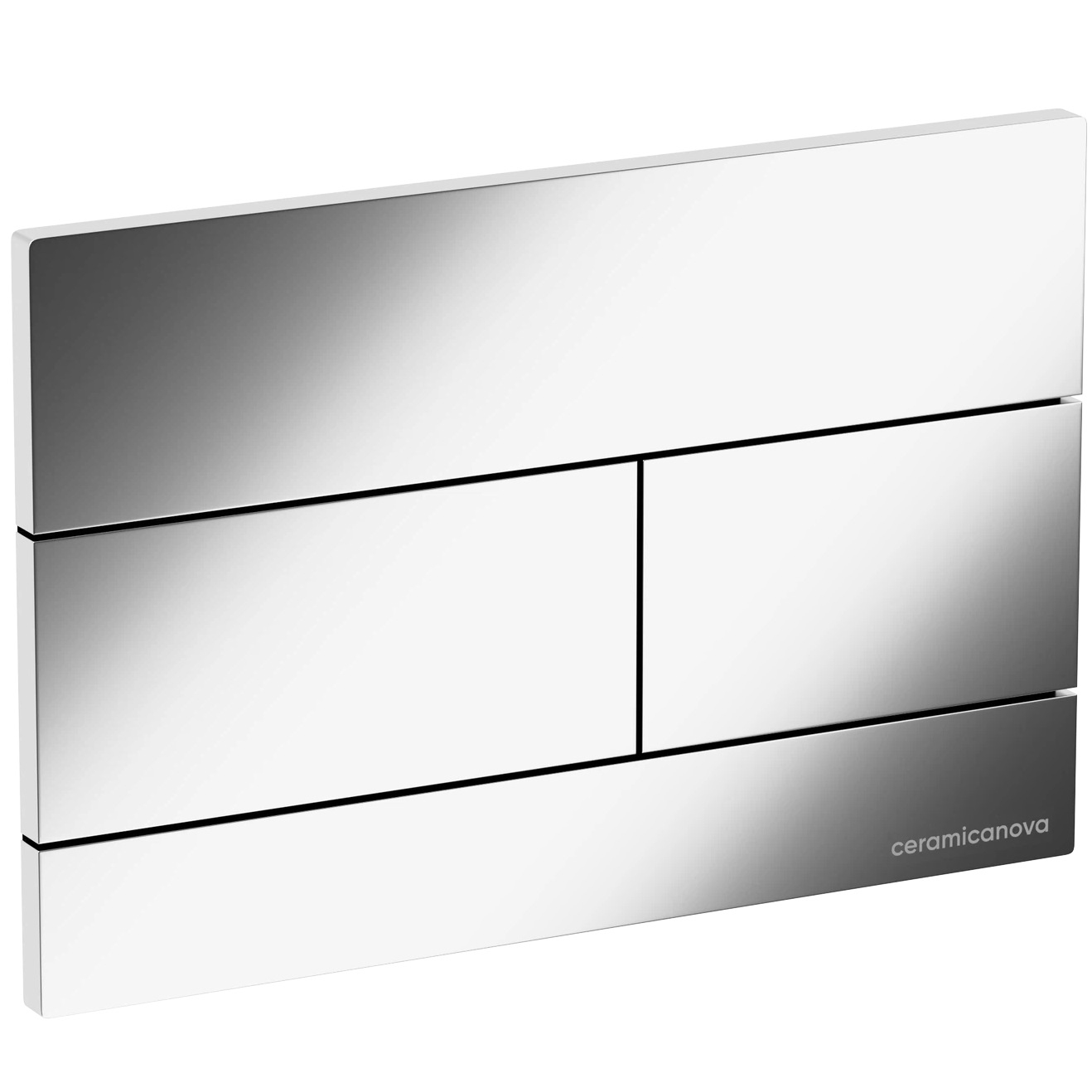 Кнопка смыва Ceramicanova Баланс (Balance) Прямоугольник (Rect) CN12-004M (хром матовый)