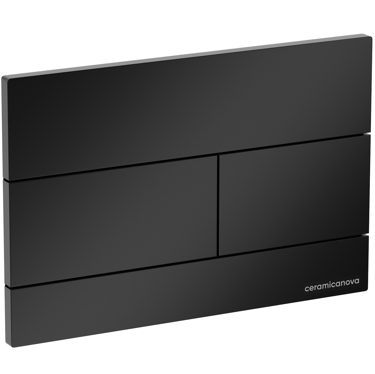 Кнопка смыва Ceramicanova Баланс (Balance) Прямоугольник (Rect) CN12-004MB (черный матовый)
