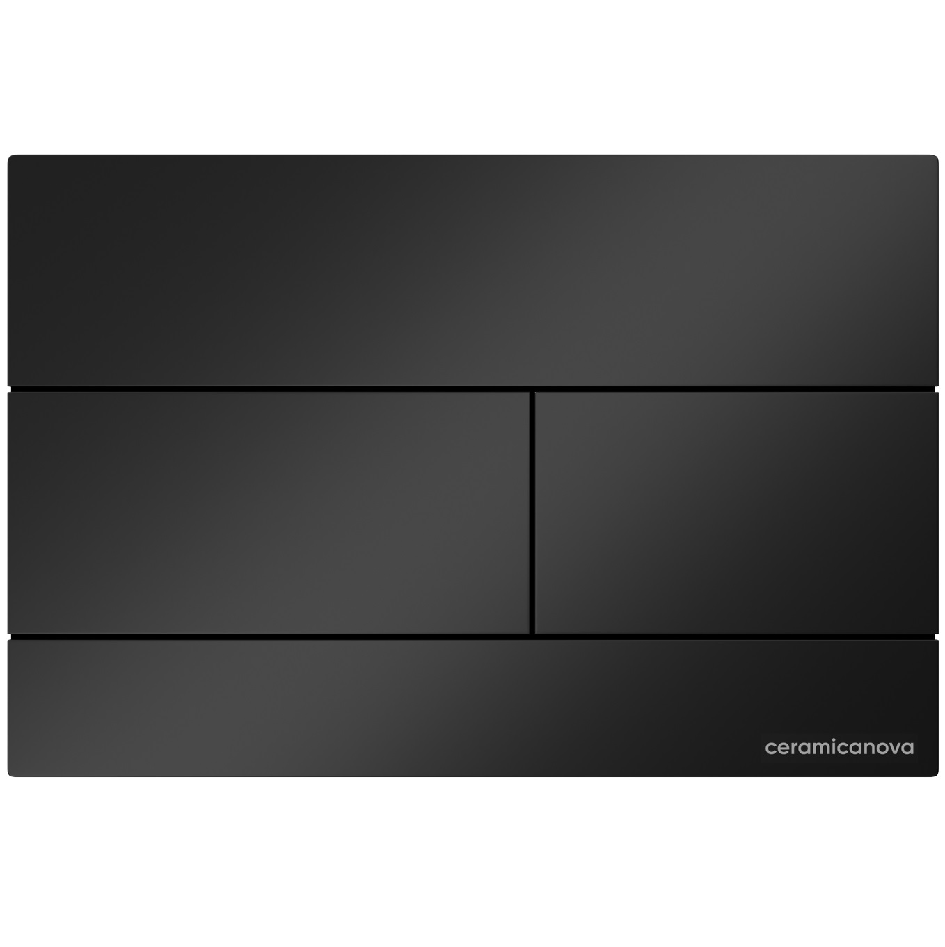 Кнопка смыва Ceramicanova Баланс (Balance) Прямоугольник (Rect) CN12-004MB (черный матовый)
