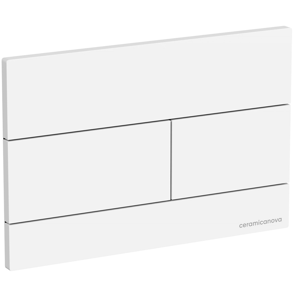 Кнопка смыва Ceramicanova Баланс (Balance) Прямоугольник (Rect) CN12-004W (белый глянцевый)