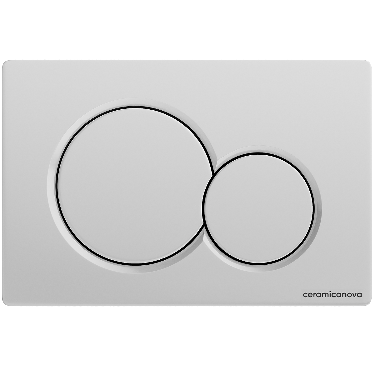 Кнопка смыва Ceramicanova Баланс (Balance) Сфера (Sphere) CN12-003W (белый глянцевый)