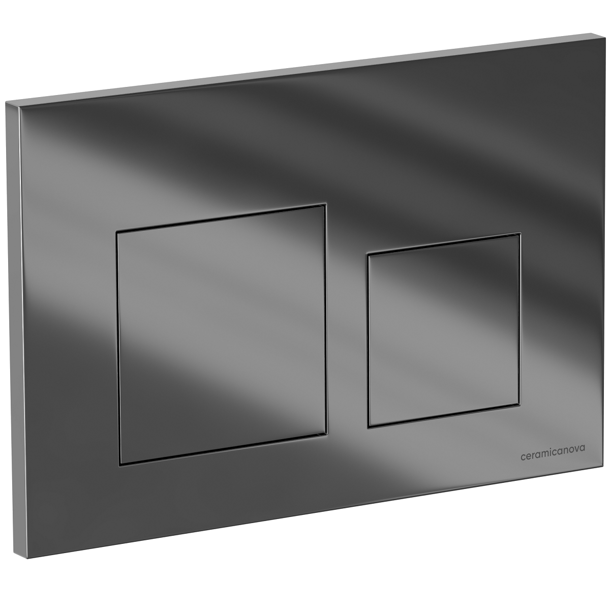 Кнопка смыва Ceramicanova Баланс (Balance) Квадрат (Square) CN12-002CH (хром глянцевый)