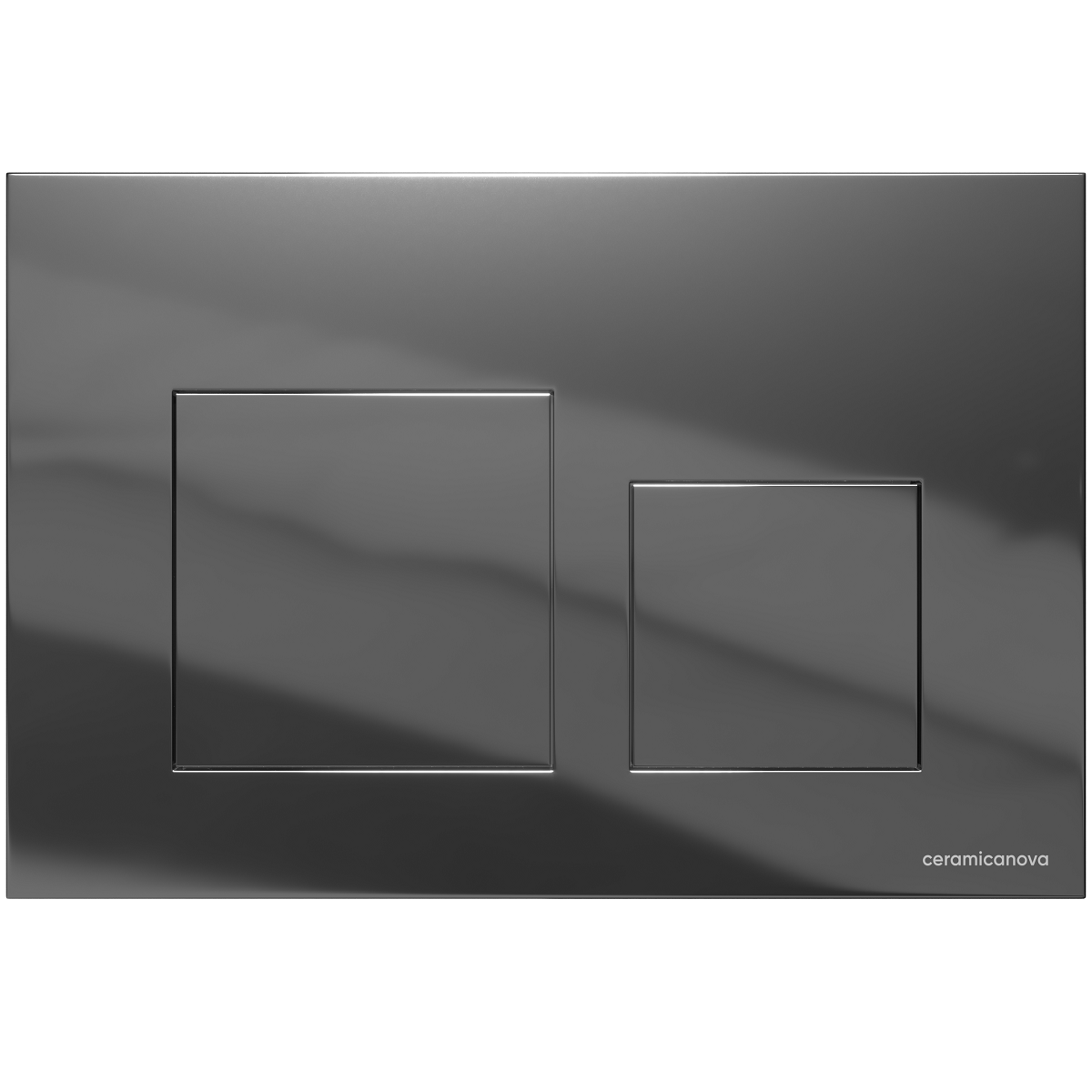 Кнопка смыва Ceramicanova Баланс (Balance) Квадрат (Square) CN12-002CH (хром глянцевый)