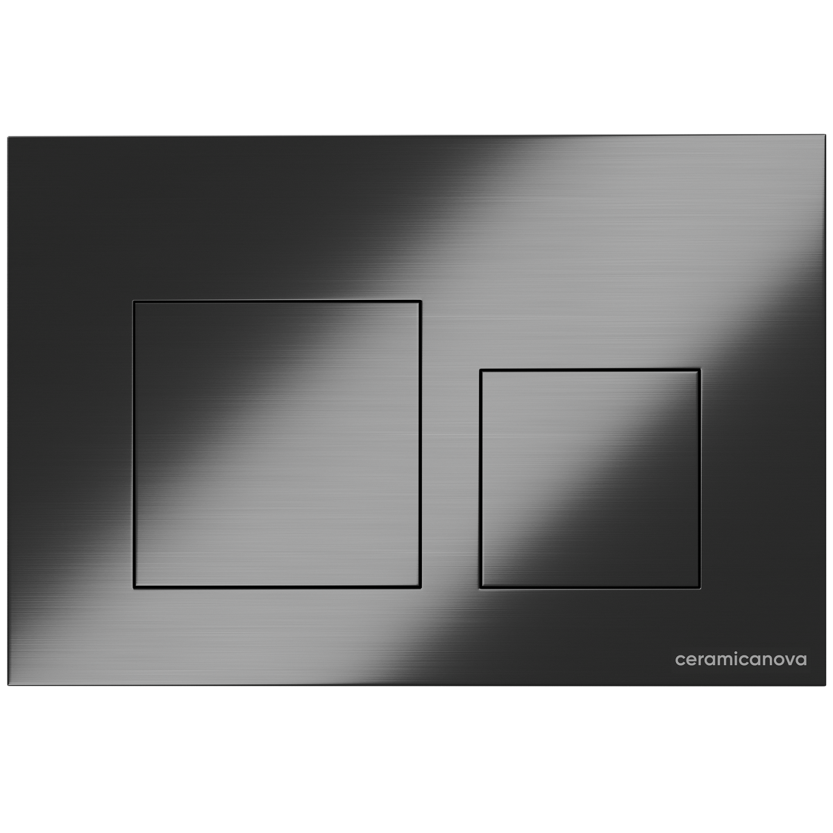Кнопка смыва Ceramicanova Баланс (Balance) Квадрат (Square) CN12-002GG (вороненая сталь)