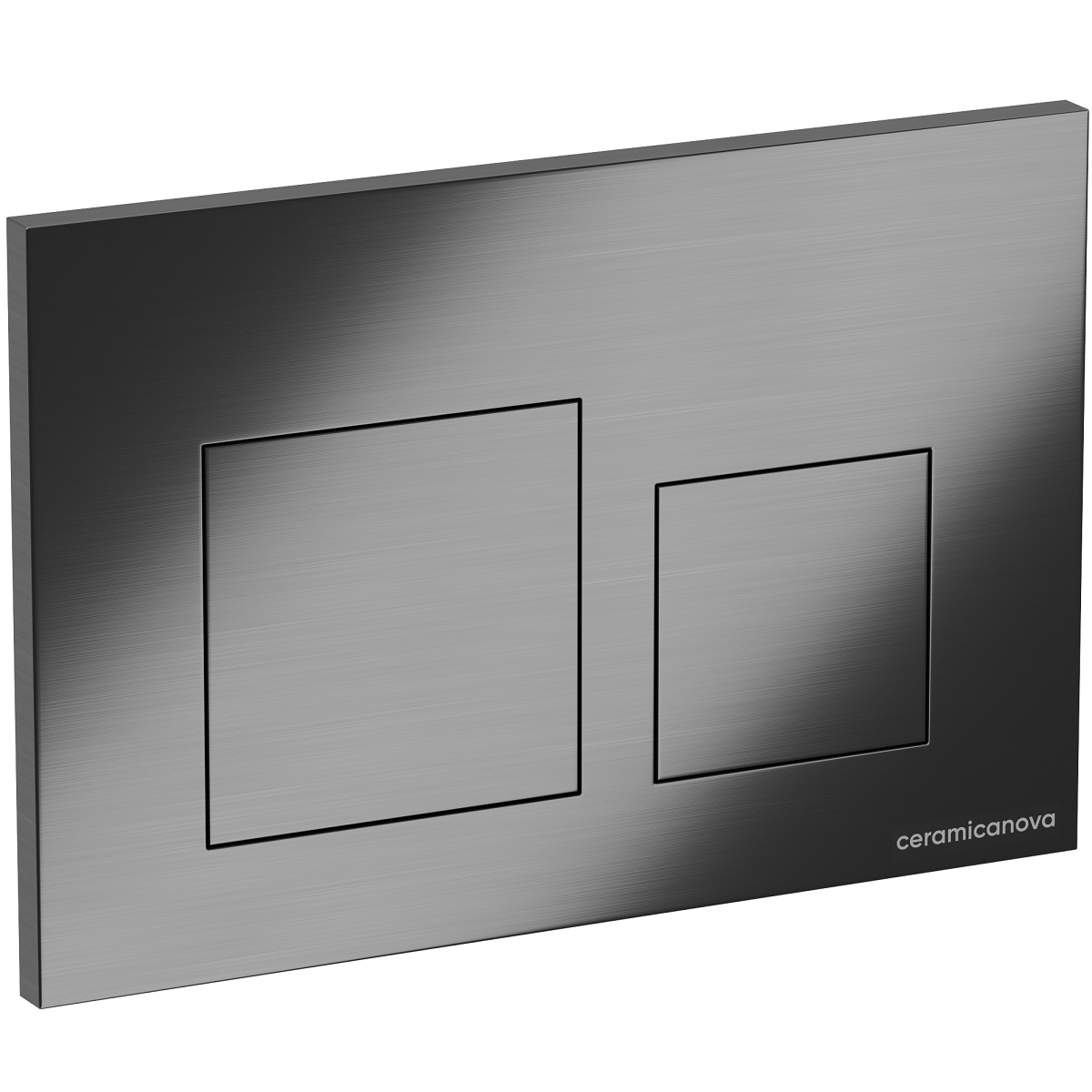Кнопка смыва Ceramicanova Баланс (Balance) Квадрат (Square) CN12-002GG (вороненая сталь)
