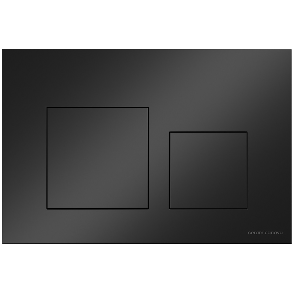 Кнопка смыва Ceramicanova Баланс (Balance) Квадрат (Square) CN12-002MB (черный матовый)