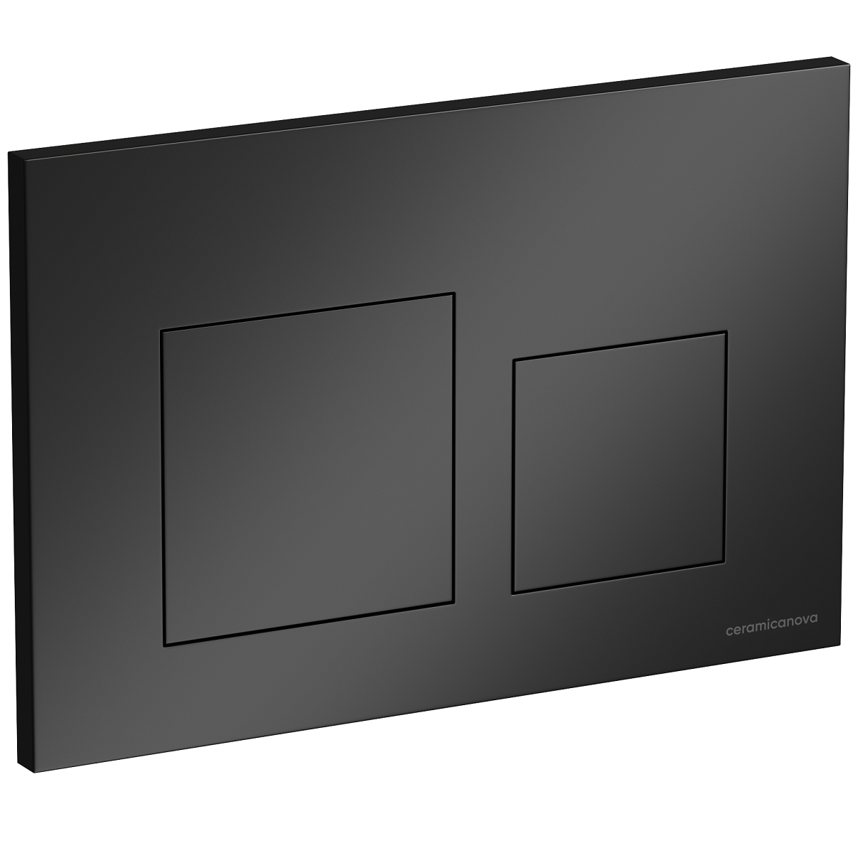 Кнопка смыва Ceramicanova Баланс (Balance) Квадрат (Square) CN12-002MB (черный матовый)
