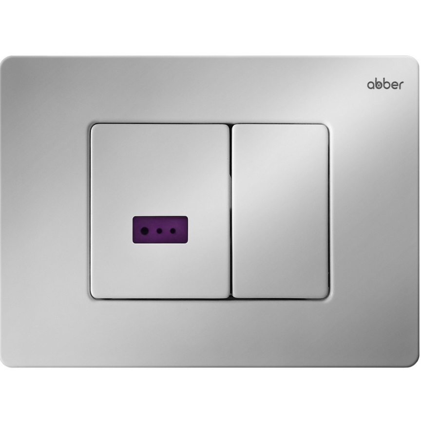Кнопка смыва сенсорная Abber AC0122S (хром глянцевый)