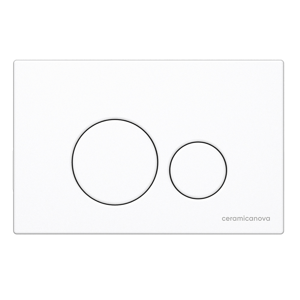 Комплект 4 в 1: Ceramica Nova CN3001_1001W_1000 Унитаз подвесной  Play + Система инсталляции Envision + Шумоизоляция + Кнопка смыва Round ( белый)