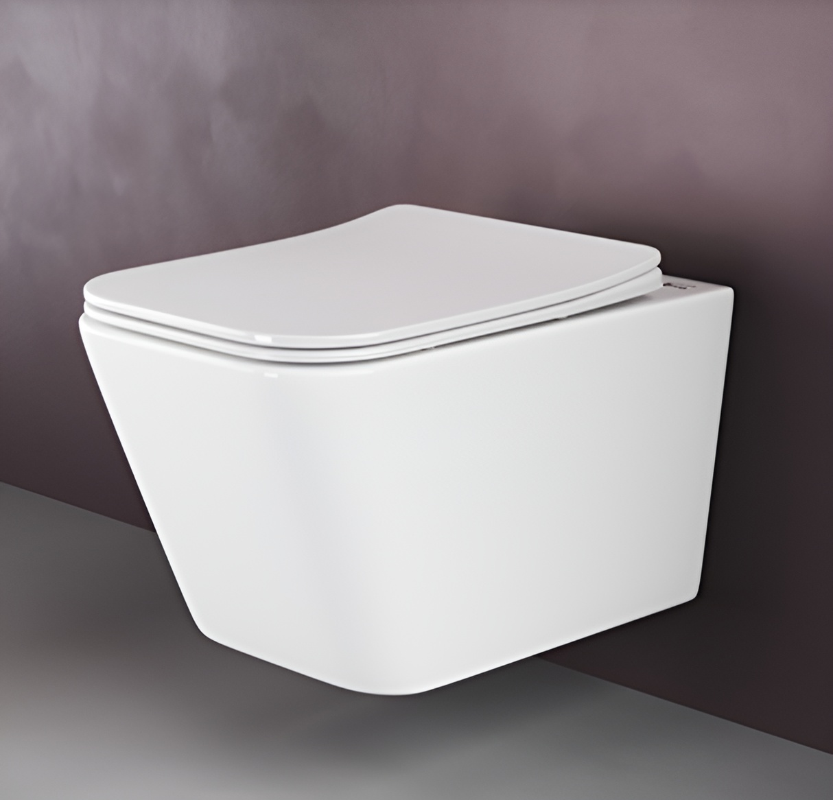 Комплект 4 в 1: Ceramica Nova CN3007_1002W_1000 Унитаз подвесной  Metric Rimless + Система инсталляции Envision + Шумоизоляция + Кнопка смыва Flat (белый)