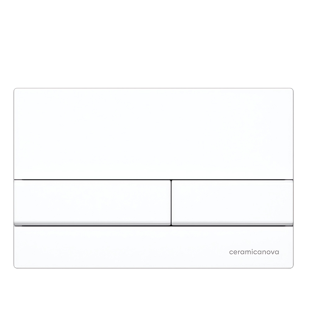 Комплект 4 в 1: Ceramica Nova CN4002_1002W_1000 Унитаз подвесной  Metropol Rimless + Инсталляция Envision + Шумоизоляция + Кнопка смыва Flat (белый)