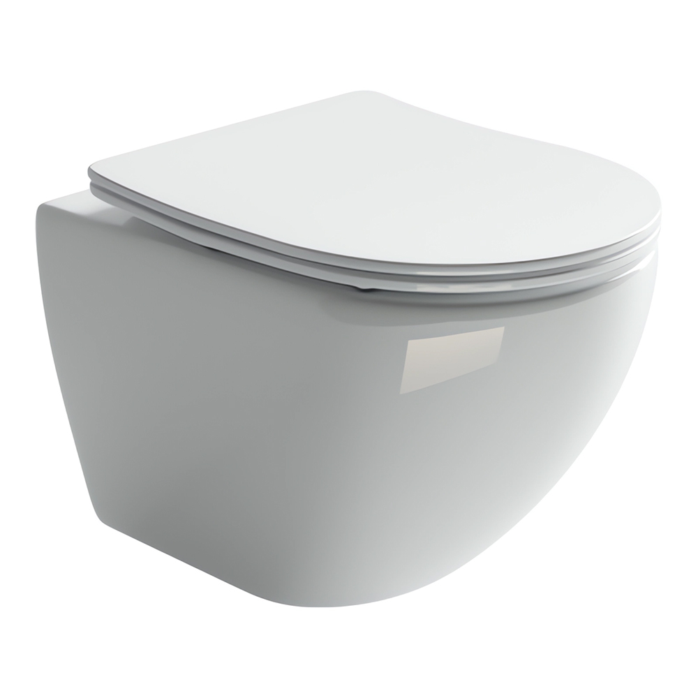 Комплект 4 в 1: Ceramica Nova CN4002_1002W_1000 Унитаз подвесной  Metropol Rimless + Инсталляция Envision + Шумоизоляция + Кнопка смыва Flat (белый)