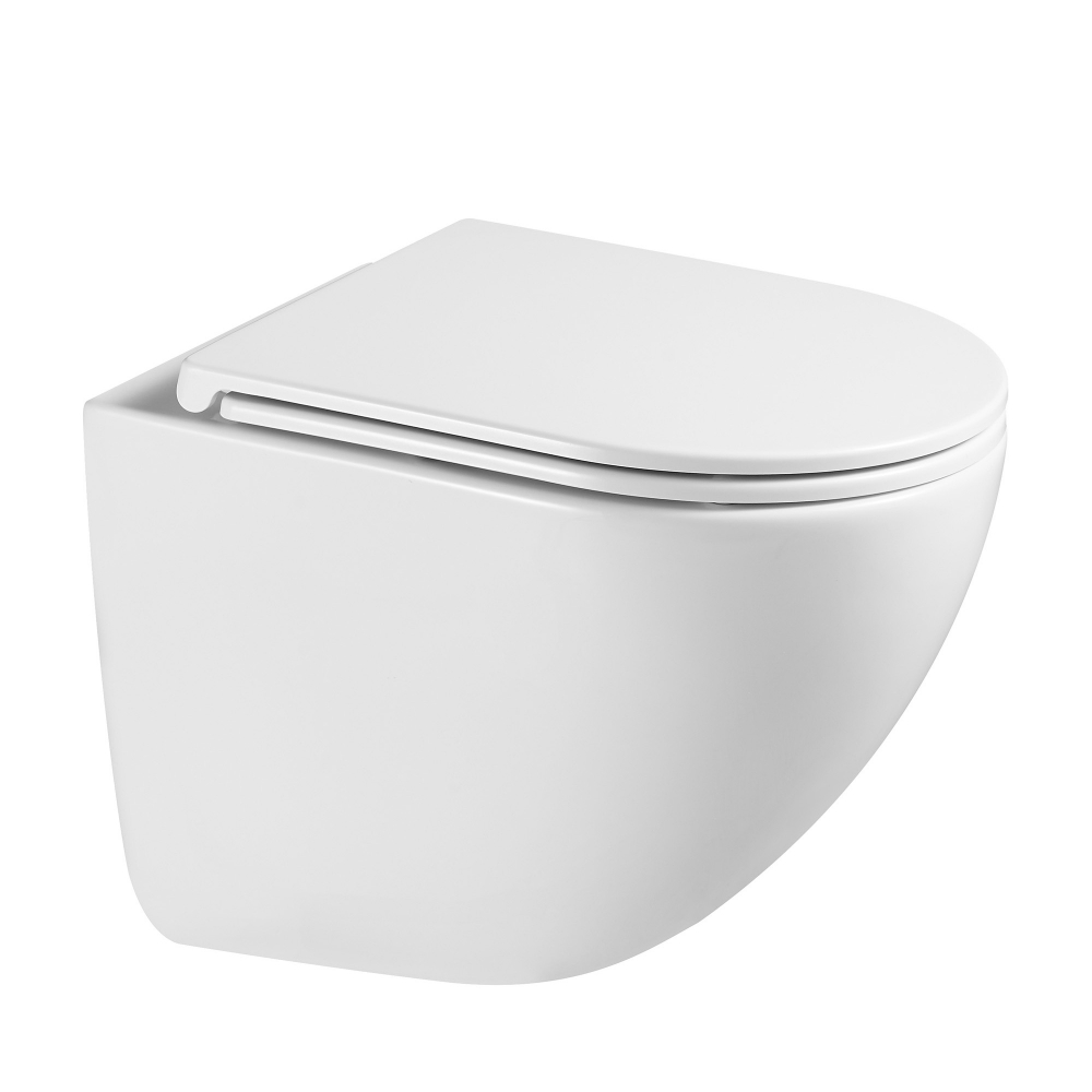 Комплект подвесной унитаз с инсталляцией и кнопкой Abber Bequem AC1131TC-AC0105-AC0120MW (белый, белый матовый)