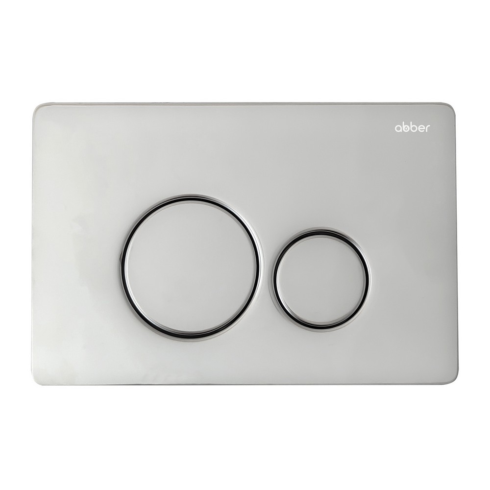 Комплект подвесной унитаз с инсталляцией и кнопкой Abber Rechteck AC1220TC-AC0105-AC0121 (белый, хром глянцевый)