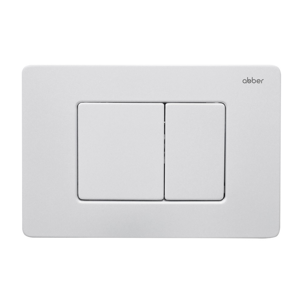 Комплект подвесной унитаз с инсталляцией и кнопкой Abber Rechteck AC1220TC-AC0105-AC0120MW (белый, белый матовый)