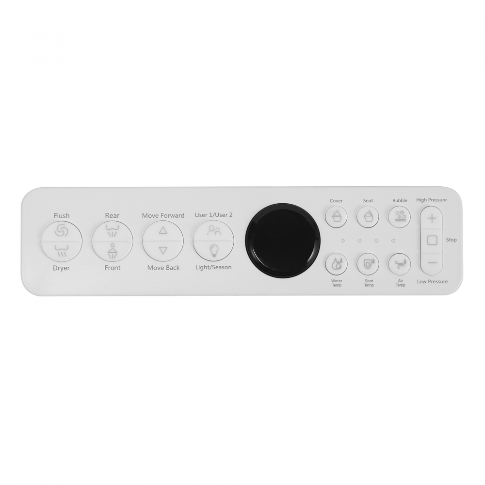 Комплект унитаз-биде подвесной с инсталляцией Abber Rechteck AC1215S-AC0101P2 60x36x38 (белый), электронный