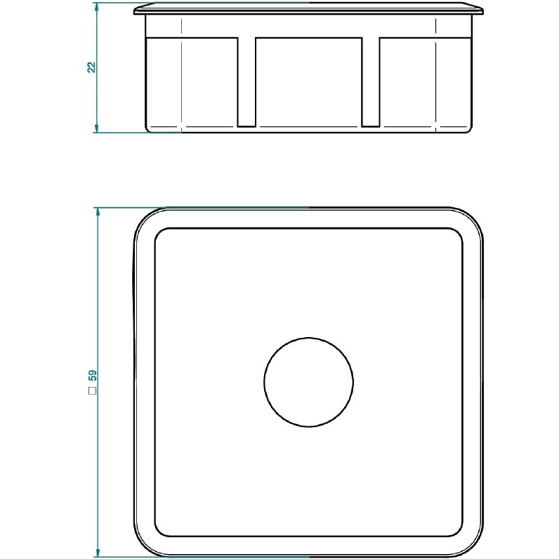 Коробка фарфоровая для таблеток Ithaque decor or A7A-A02-4617 (белый, золотой)