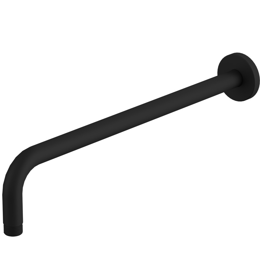 Кронштейн для душа настенный 39.5 см., Whitecross Серия Y Y1310BL (черный матовый)