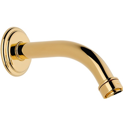 Кронштейн для верхнего душа настенный 12 см. THG Panthere Cristal clair U6A-F01-82 (золотой)