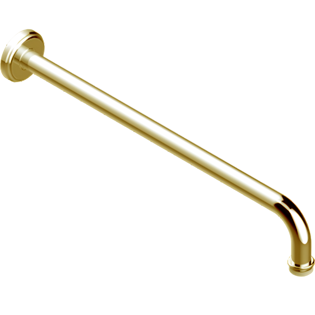 Кронштейн для верхнего душа настенный 36 см. THG Corvair U8D-F31-84BC (золотой)