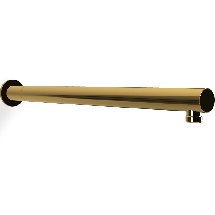 Кронштейн для верхнего душа настенный 46см, 1/2 Fima Carlo Frattini Soffioni F5913OR (золотой)