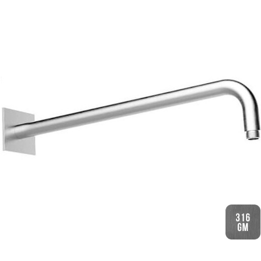 Кронштейн для верхнего душа настенный Almar 316 Stainless Steel 45см E021104.GM316 (оружейный металл брашированный PVD)