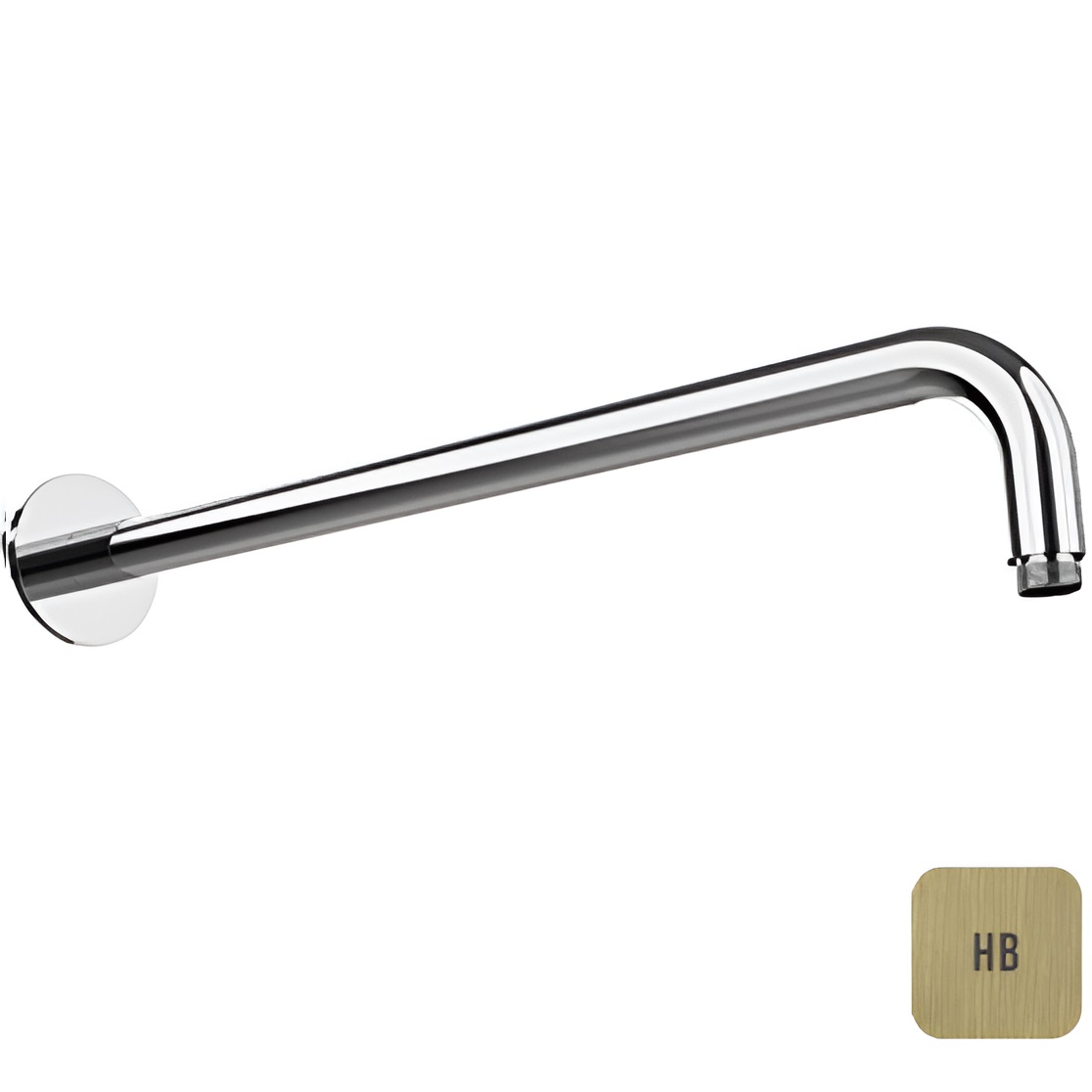 Кронштейн для верхнего душа настенный Almar Arms 42см E021115.HB (латунь брашированная)