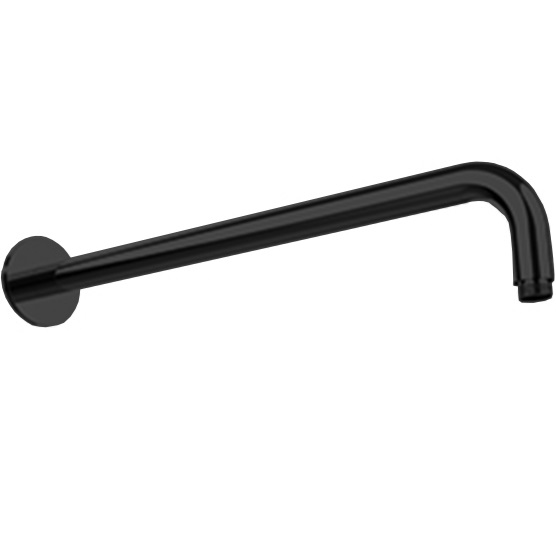 Кронштейн для верхнего душа настенный Almar Arms 42см E021115.MB (черный матовый)