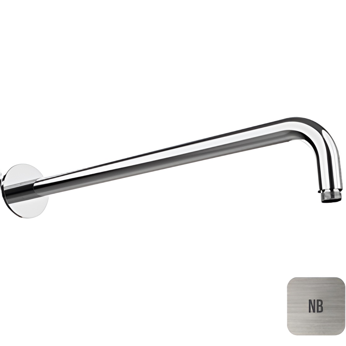 Кронштейн для верхнего душа настенный Almar Arms 42см E021115.NB (никель брашированный)