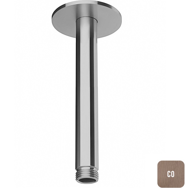 Кронштейн для верхнего душа потолочный Almar Arms 15см E021107.CO (медь брашированная)