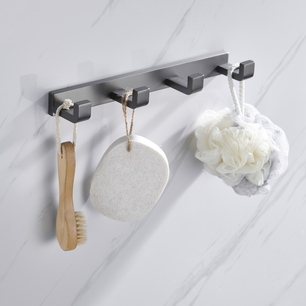 Крючок Abber Nord AA1751NG (никель), на 4 вешалки