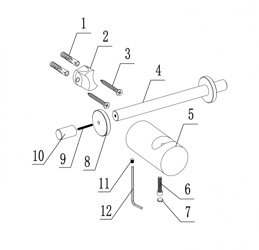 Крючок Abber Osten 316 AA1852BGG (оружейная сталь брашированная), двойной