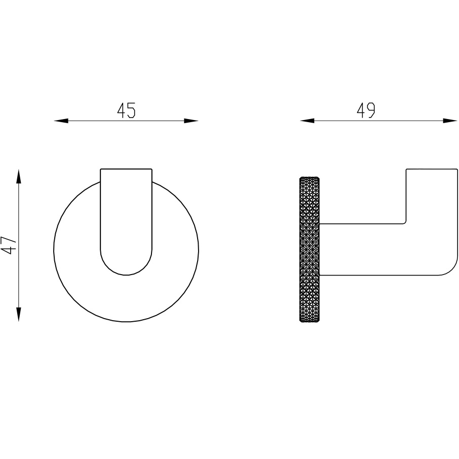 Крючок Abber Pol 316 AA1949BGG (оружейная сталь брашированная)