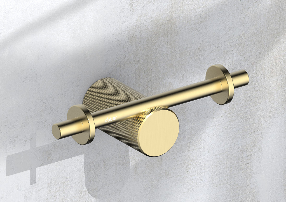 Крючок Abber Pol 316 AA1952BG (светлое золото брашированное), двойной