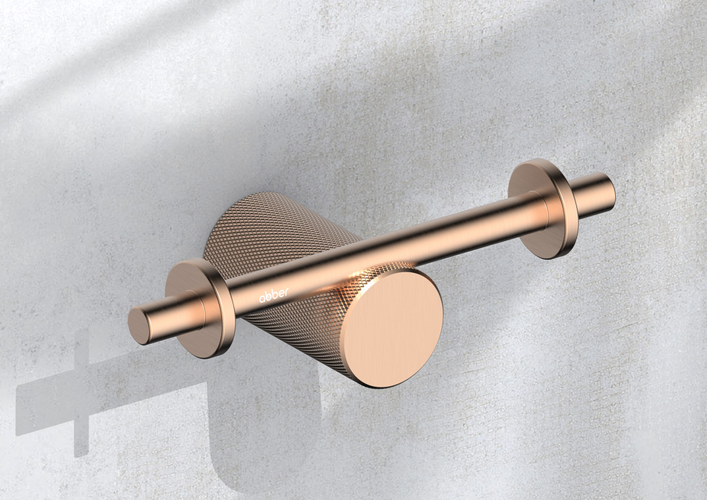 Крючок Abber Pol 316 AA1952BRG (розовое золото брашированное), двойной