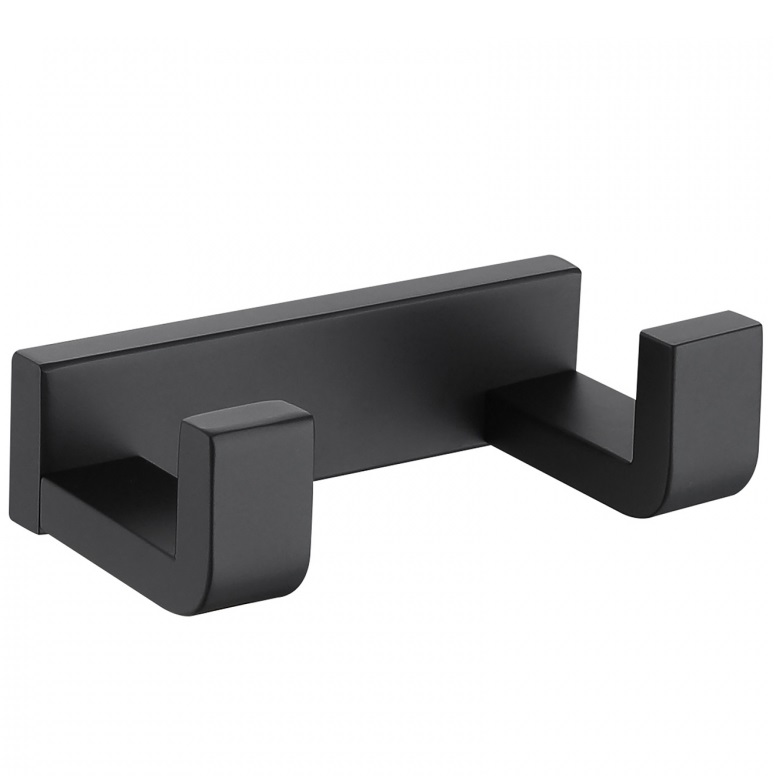 Крючок Abber Westen AA1750B (черный матовый), двойной