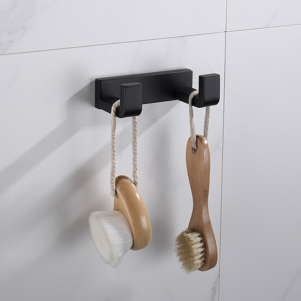 Крючок Abber Westen AA1750B (черный матовый), двойной