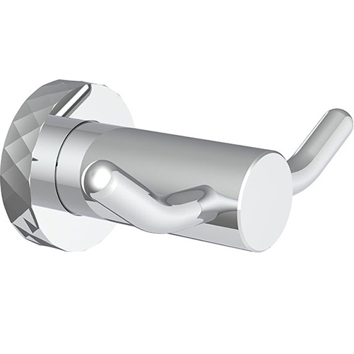 Крючок двойной Fima Carlo Frattini Accessori F6004T/2GCR (хром)