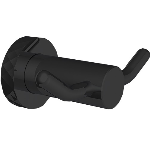 Крючок двойной Fima Carlo Frattini Accessori F6004T/2GNS (черный матовый)